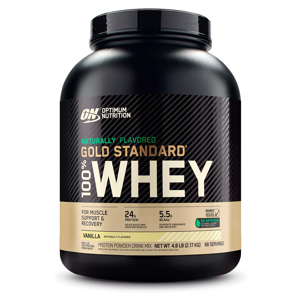 Gold Standard 100% Whey Naturally Flavored 4.8 Lb Optimum Nutrition