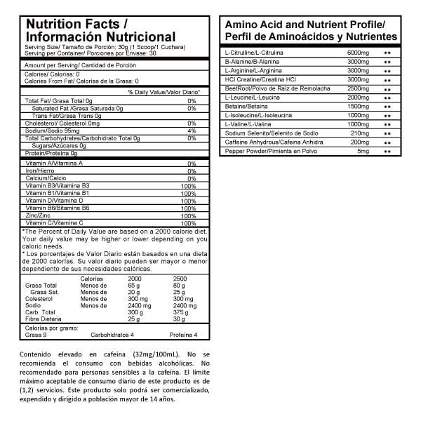 Alternative view of Intenze 30 serv Proscience