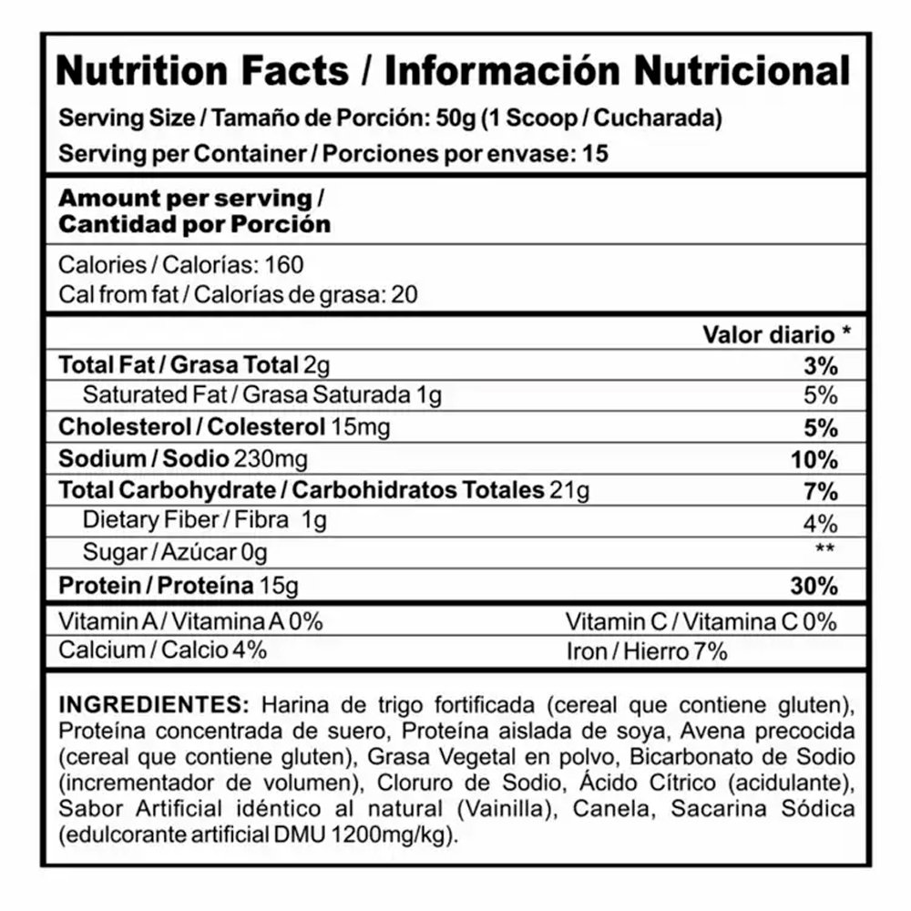 Protein Pancake Tradicional 1.65 Lb 750G - Nutramerican - Imagen 2