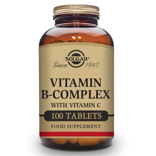 B-Complex With Vitamin C 100 Tabs Solgar