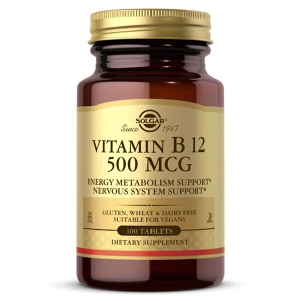 Vitamin B12 500 Mg 100 Tabs Solgar