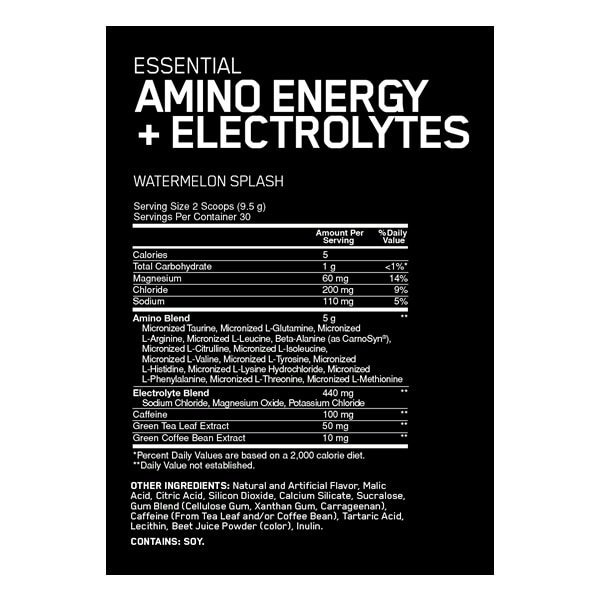 Alternative view of Amino Energy + Electrolytes · 30 serv Optimum Nutrition