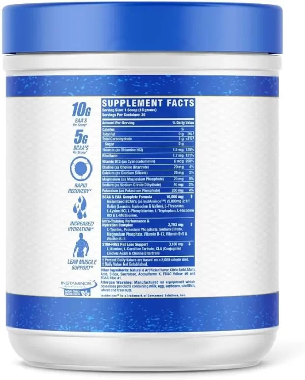 Alternative view of Amino Tone + EAA 30 serv Ronnie Coleman