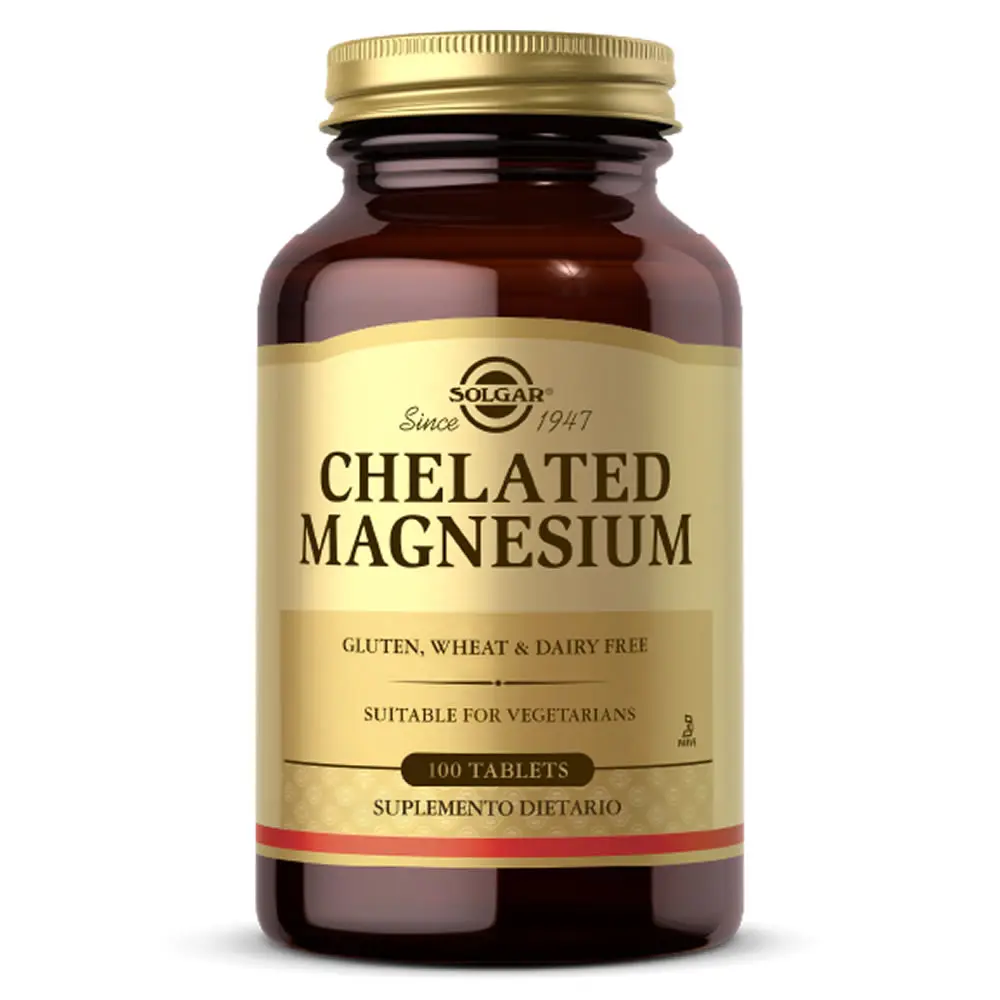 Chelated Magnesium 100 Tabs Solgar