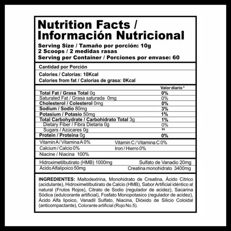 Crea Stack - 1.3 Lb Nutramerican - Imagen 2