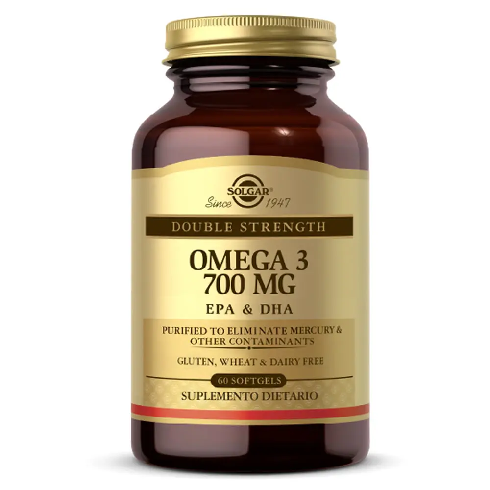Double Strength Omega 3 700Mg 60 Capsulas Solgar