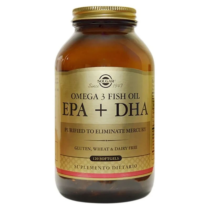 Epa + Dha 1000 Mg 120 Cápsulas Solgar