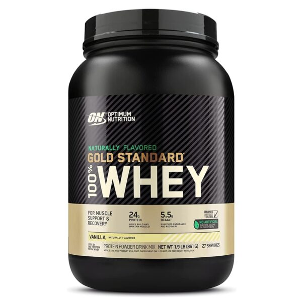 Naturally Flavored Gold Standard 100% Whey 2 lb Optimum Nutrition