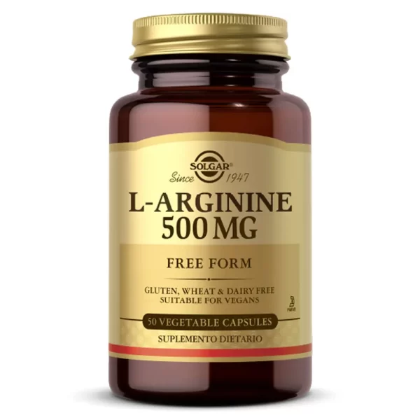 L-Arginine 500 Mg 50 Capsulas Solgar